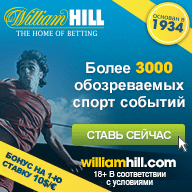 Букмекерская контора William Hill / БК William Hill / William Hill Sports - обзор, отзывы